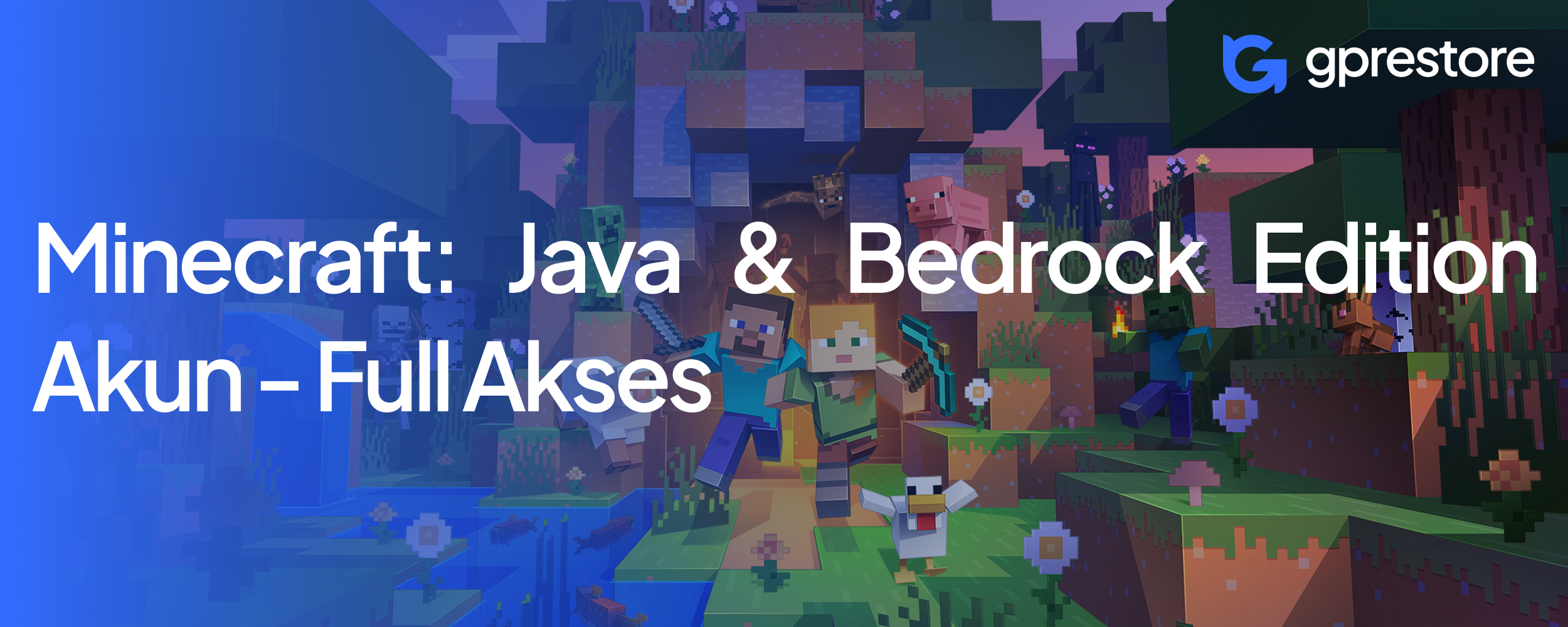 Akun Minecraft: Java & Bedrock Edition